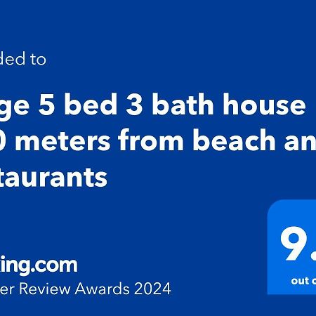 Large 5 Bed 3 Bath House 300 Meters From Beach And Restaurants 新码头 外观 照片